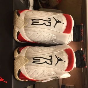 Retro 14 Air Jordan candy cane men’s